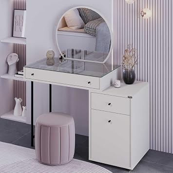 Dior Mirrored Makeup Table - Mink 108x134x47 cm