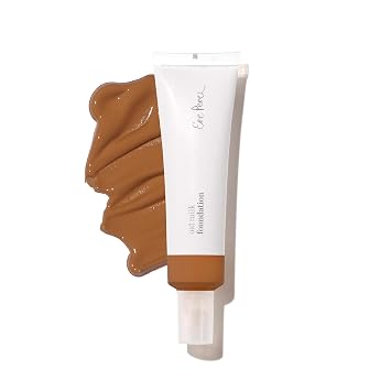 Ere Perez - Oat Milk Liquid Foundation Toffee | Med-Dark Warm, 30 ml | Lightweight, Breathable, Moisturizing Foundation | Vegan, Clean Beauty