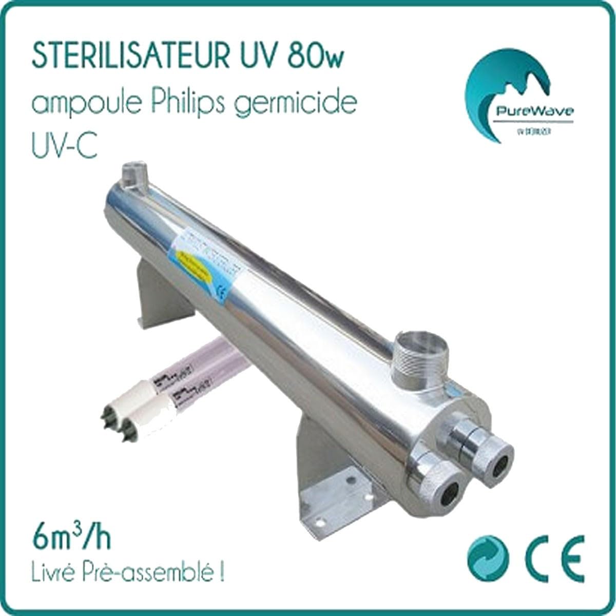 PureWave Bombilla UV 80 W esterilizador Desineo germicida UV - C