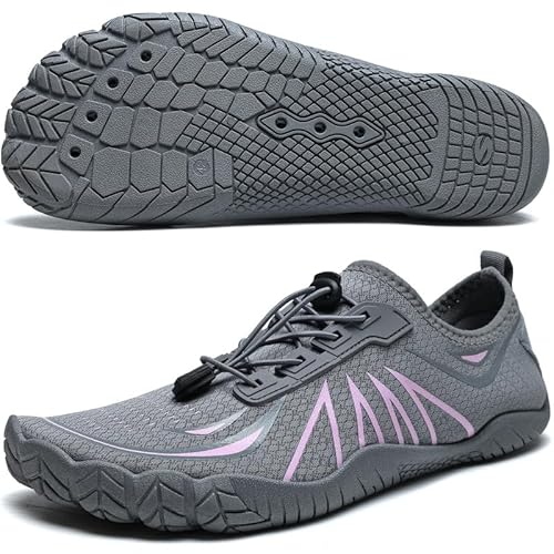 Maxome Water Shoes for Women Men Wide Toe Box Barefoot