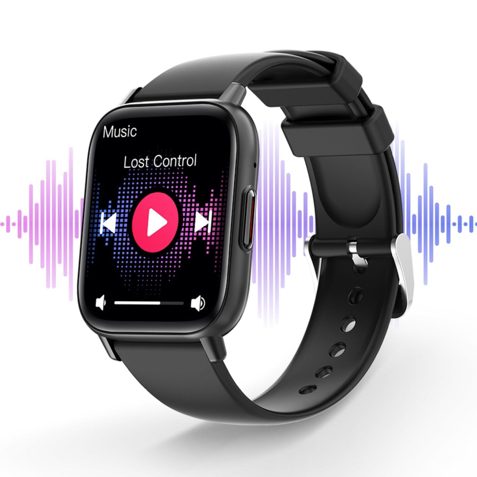 Smartwatch per Uomo e Donna con Funzione Telefono, Touchscreen 1,85", IP67, Orologio Fitness con Oltre 100 modalità Sportive, Fitness Tracker, Orologio Sportivo, Suppor (Nera)