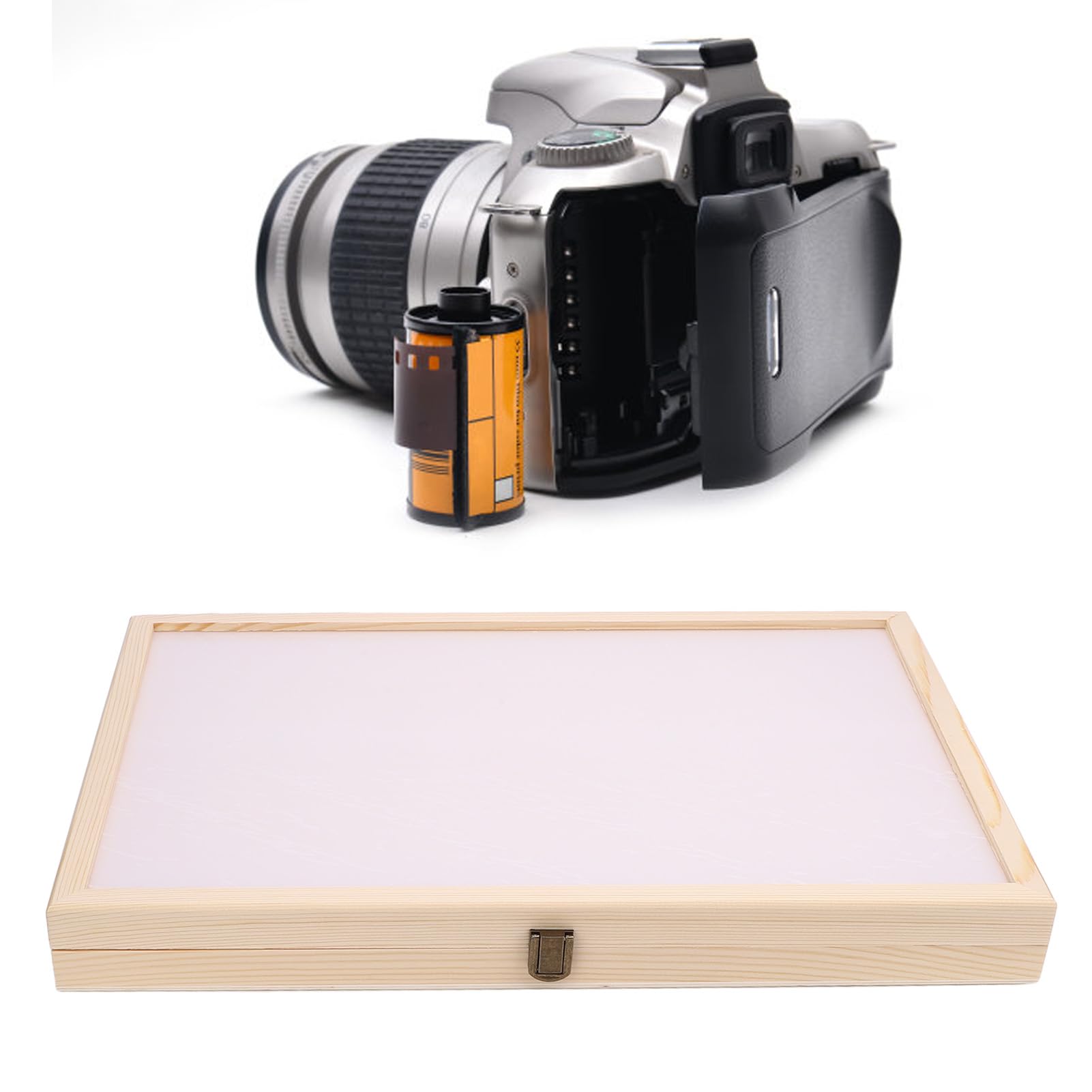 Kamera Filmowa Pudełko na 135 35 Mm Folii, Drewniane 80 Gniazdek do Przechowywania Szafki do Przechowywania Półki dla Fotografów w Domu, Fotograficzna Folia do Przechowywania Filmu