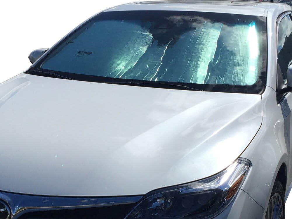 HeatShield, The Original Windshield Sun Shade, Custom-Fit for Toyota Avalon Sedan w/Sensor 2013, 2014, 2015, 2016, 2017, 2018 Silver Series