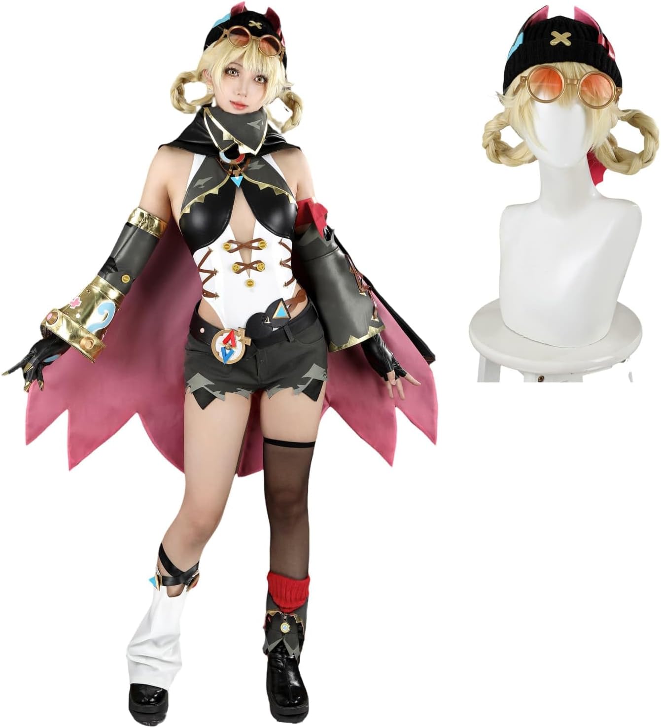 Sealeekuchi] 原神 ヤフォダ コスプレ衣装 ウィッグ付き