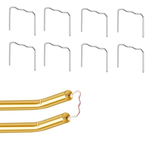 1400 grapas calientes de reparación de plástico, grapas calientes de acero inoxidable para reparación de plástico, parachoques de automóvil, kayak,