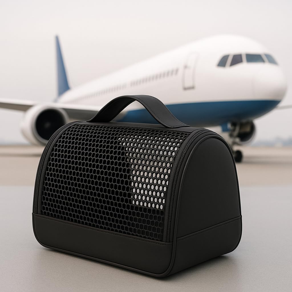 cemgizay Cat And Dog Carrying Bag 10 Kg Breathable 40x30x23 Cabin Size