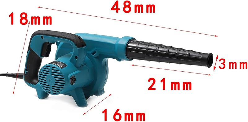 KATSU 650W elektromos lombfúvó turbó ventilátorral változtatható sebességgel