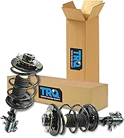 Vista 237 de TRQ - Conjunto de puntal delantero y resorte helicoidal (lados del conductor y del pasajero), para auto