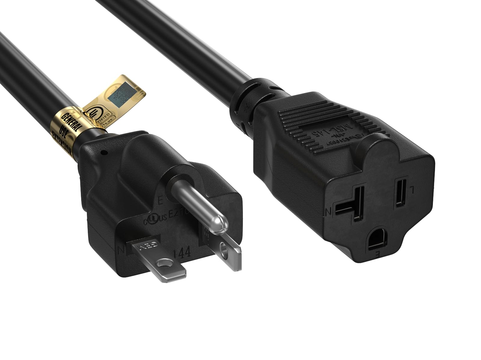 Amazon.com: Cable Leader 1ft Heavy-Duty NEMA 5-20P to NEMA 5-20R