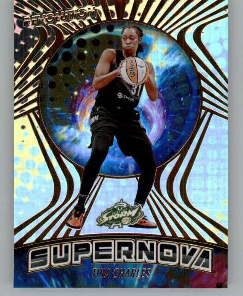 Panini WNBA Revolution Supernova #16 Tina Charles Seattle Storm - Tarjeta de intercambio de baloncesto 2022