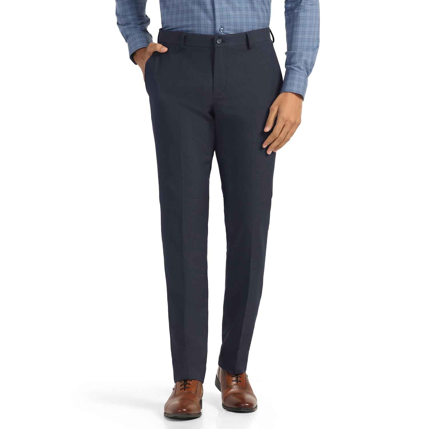blackberrys Men B-95 Fit (Slim) Formal Trouser (DL002962N1)-picture-41