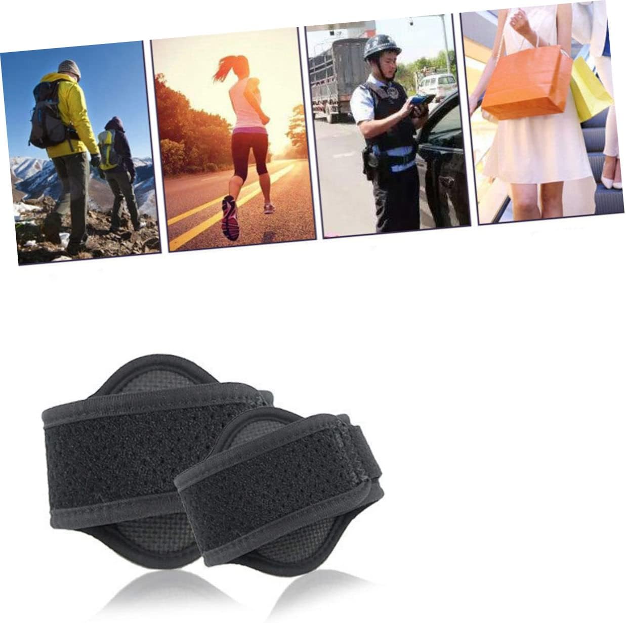 GLEAVI 3pcs Arch Support Insoles for Flatfoot Correction Durable Foot Pads for Walking Running and Hiking Comfortable Cushioning for Heel Suitable for Daily Wear