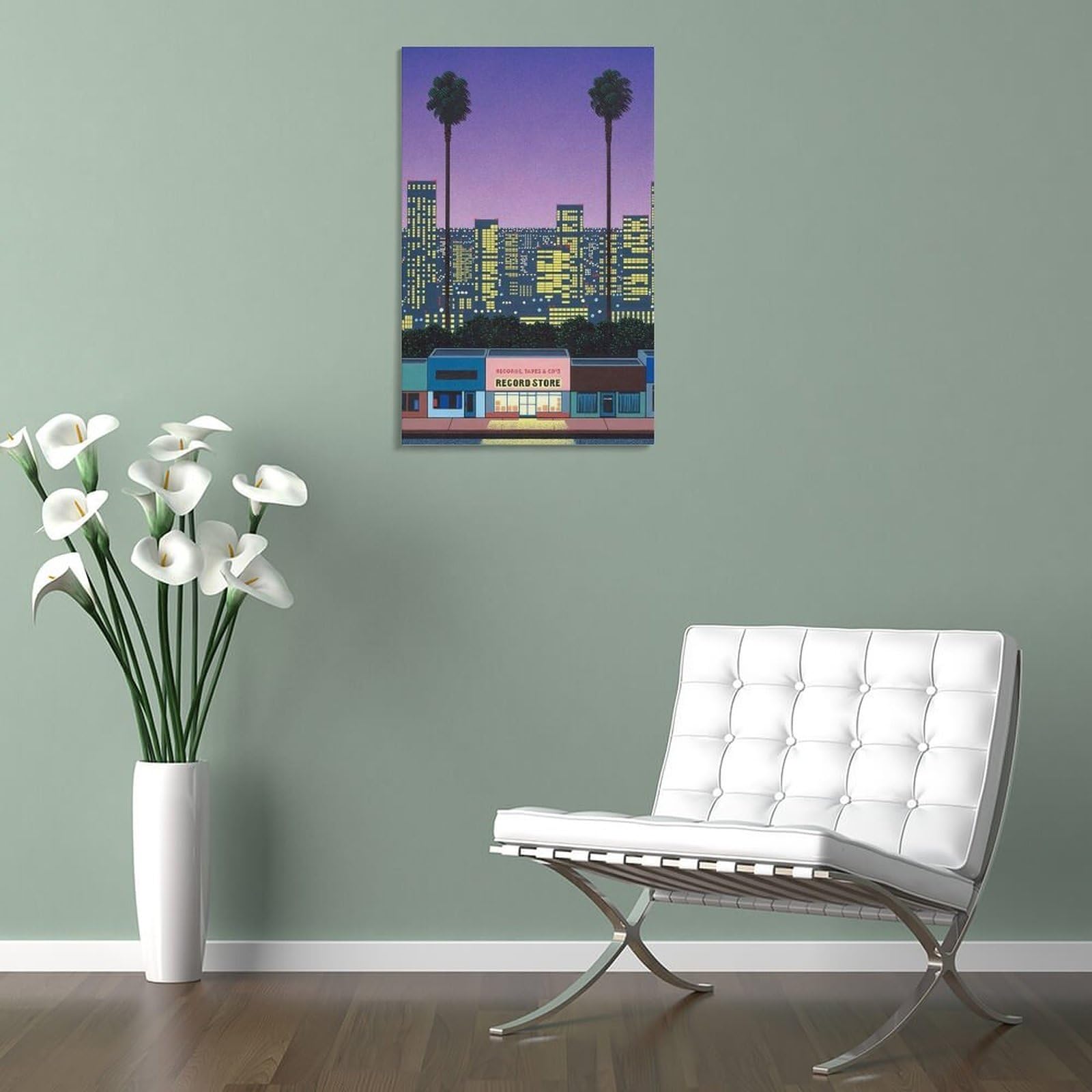 永井博　激レア！1980年代 企業販促物 ビニールポスター/レジャーシート 永井博 激レア！1980年代 企業販促物 ビニールポスター/レジャー