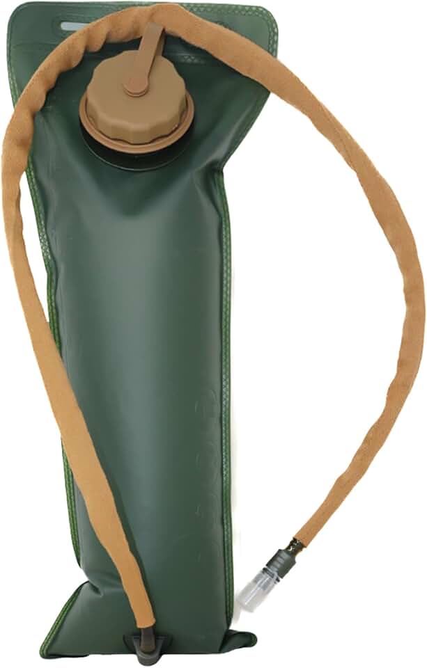 M MCGUIRE GEAR Hydration Bladder, 3L/100 oz. Water Bladder, Leak Proof Hydration Pack, Water Reservoir with Insulated Drinking Tub