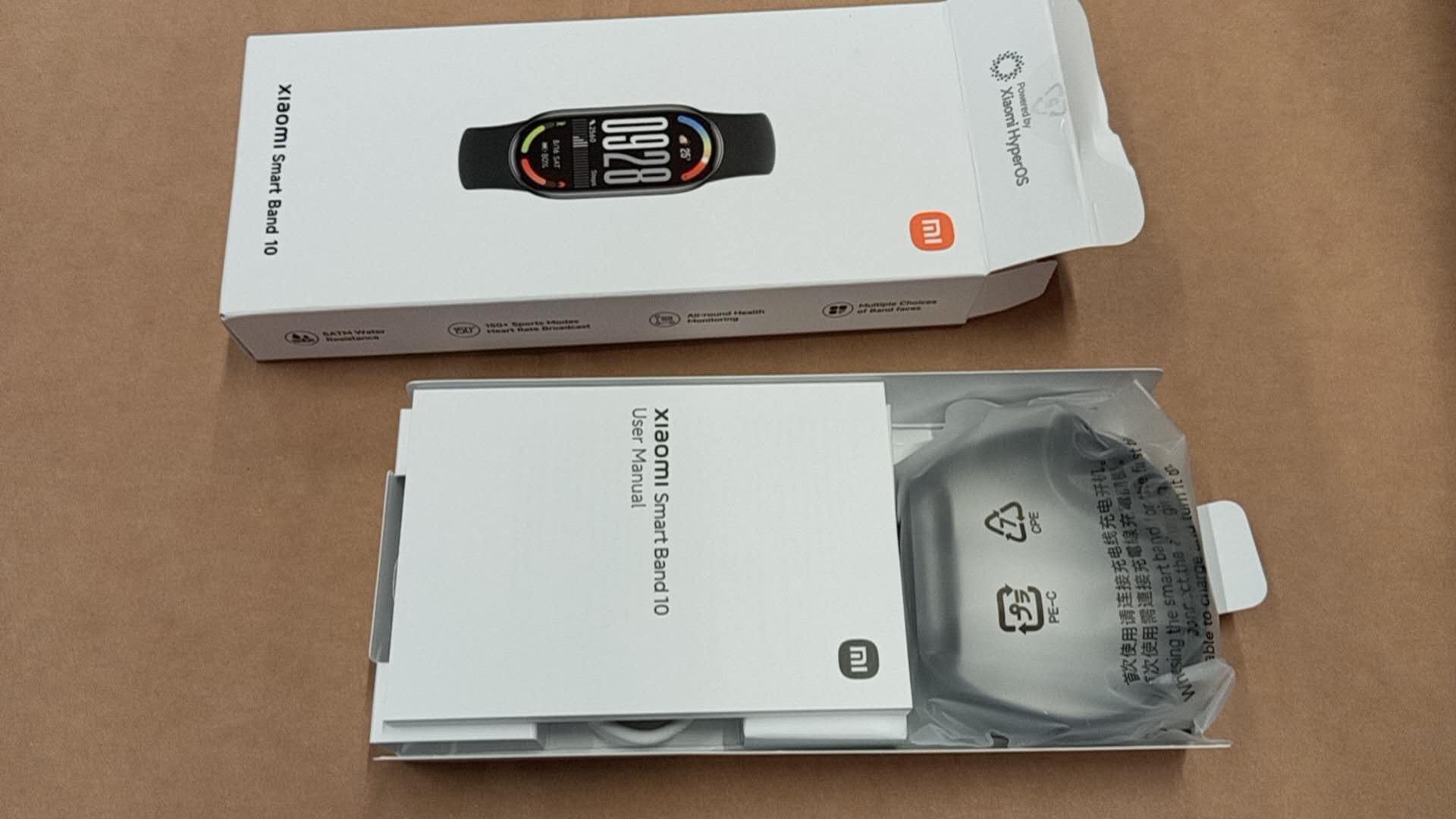 XIAOMI Mi Smart Band 10 (2025) - 1.72" AMOLED Display | 21 Days Battery Life | Touchscreen, Multi-Sport Tracker, Activity Tracker, Heart Rate Monitor | BT5.4 - Midnight Black