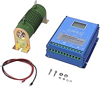 Vista 2 de Controlador de carga solar de viento de 24 V 48 V pantalla LCD, modo de carga MPPT universal para controlador de carga inteligente fuera de la red