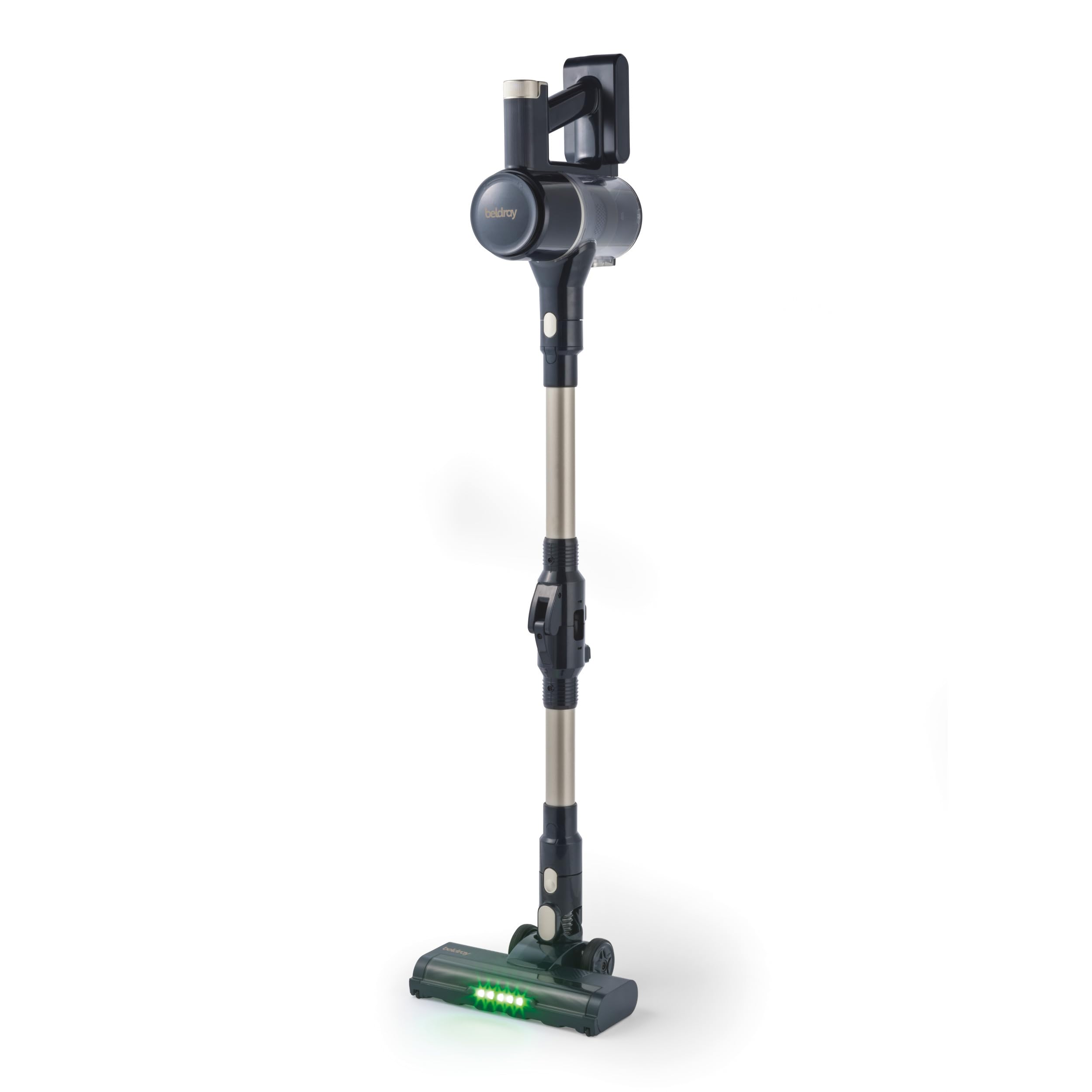 Beldray AirRapid Flex Vacuum Cleaner - Cordless Stick Vacuum, Flexible Hinge for Hard-to-Reach Areas, Dust Reveal Technology, 500ml Dust Tank, Handheld, Wall Mountable Charging Bracket, 22.2V Battery