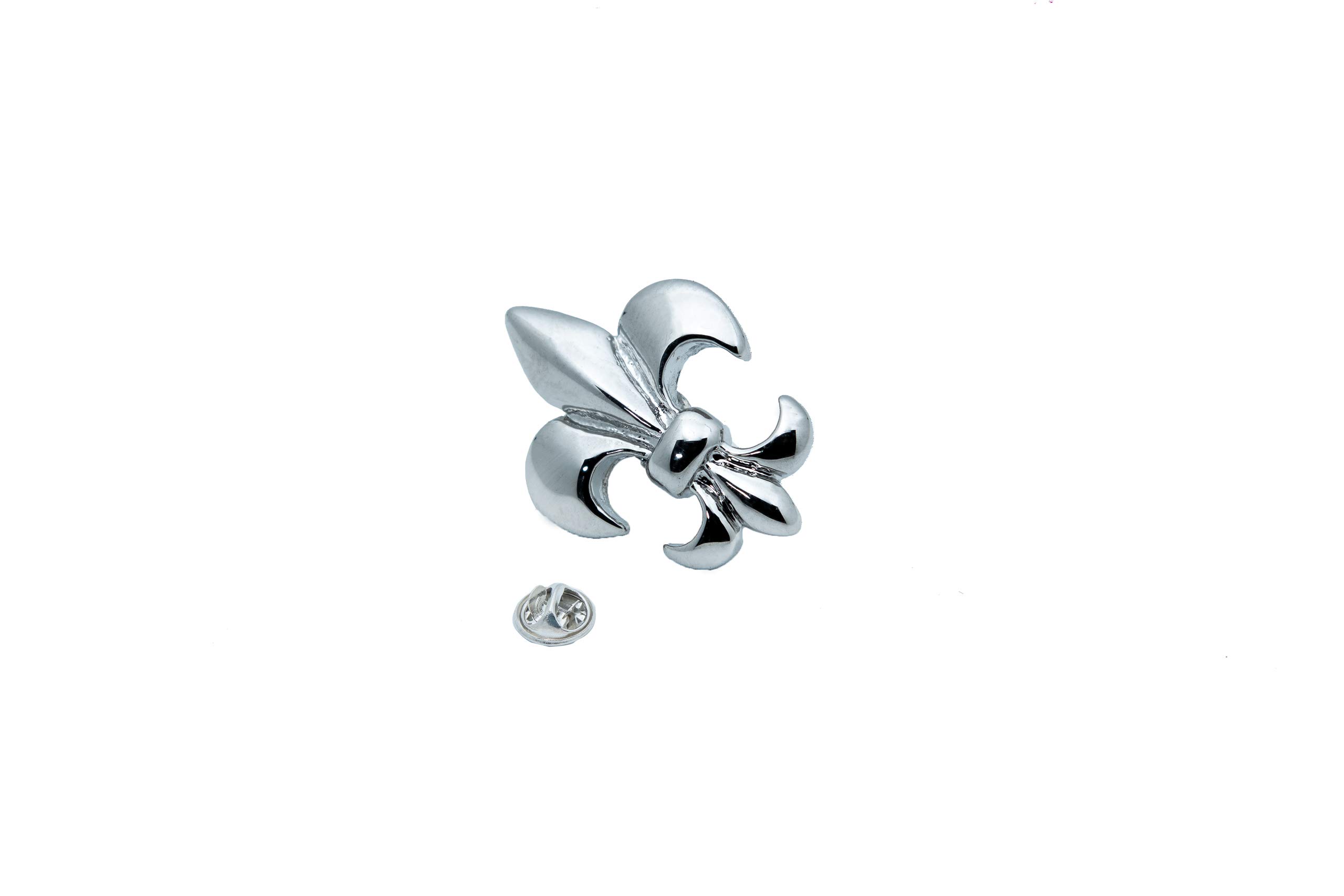 Paisley Silver Rhodium Lapel/Brooch Pin