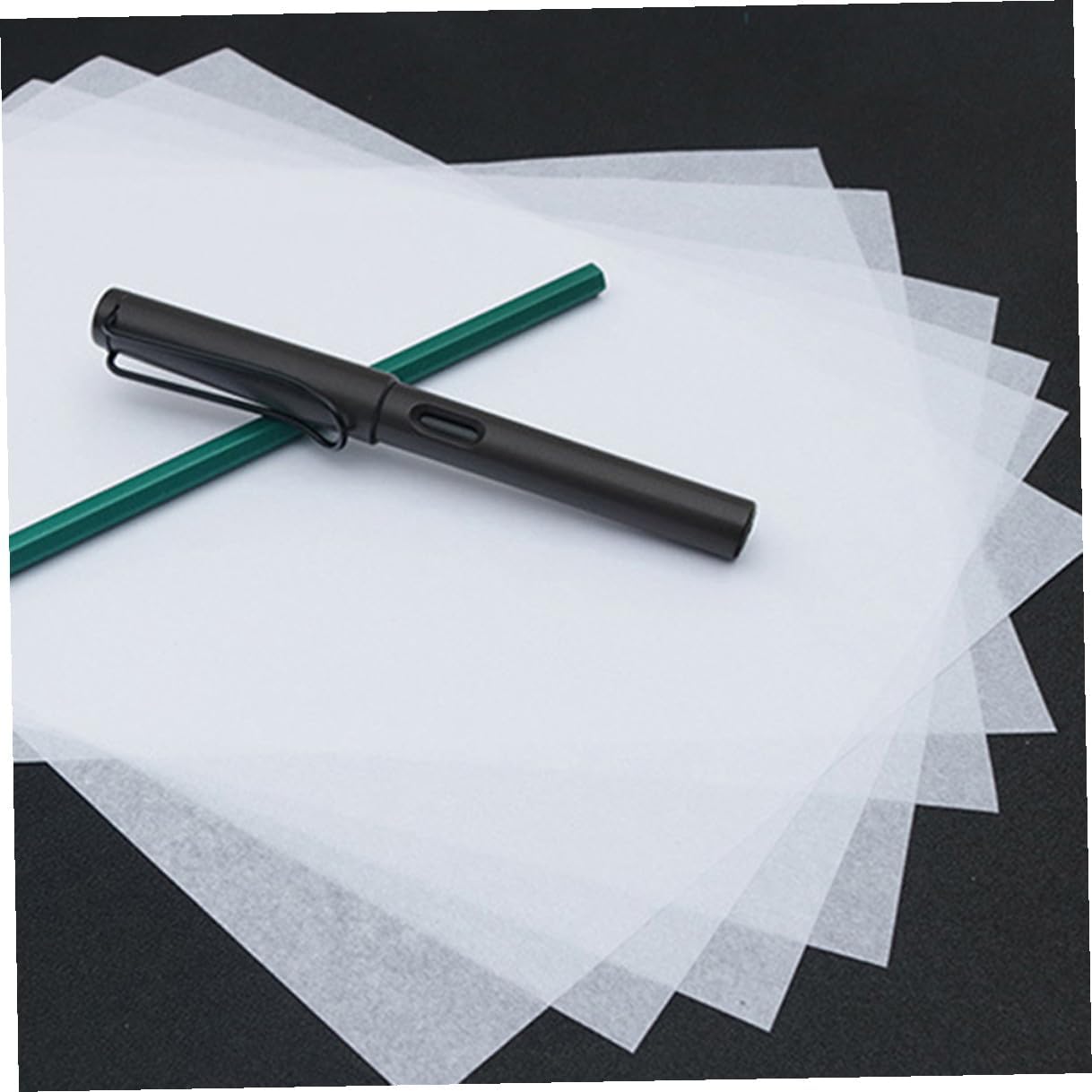 Gatuida 16k Translucent Tracing Paper for Calligraphy and Drawing, Ink Practice Copying Sheets, 5pcs (500 Sheets) Art Supply for Students and Artists