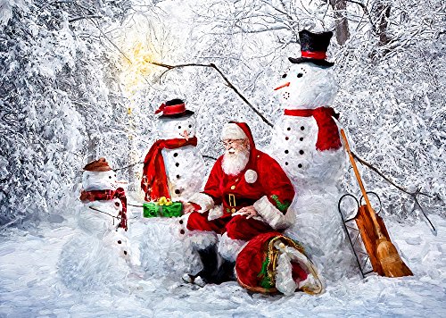 Snowy Friends Christmas Cards - Box of 15 Cards & 16 Foil Lined Envelopes