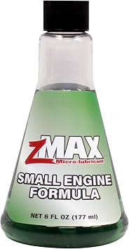 zMAX Small Engine Formula 6oz, Single Pack - Engine Treatment to Reduce Carbon Build-Up and Corrosion - Micro-Lubrication for Gas or Diesel Engines - Lubricates Metal Improving Efficiency