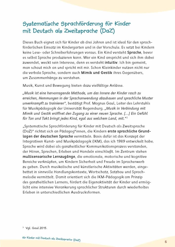 Systematische Sprachförderung für Kinder ​mit Deutsch als Zweitsprache (DaZ): Fertige Einheiten für Kita und Vorschule - vollständig überarbeitete und aktualisierte Neuauflage