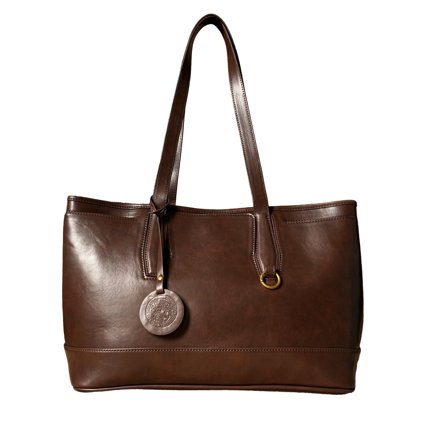 theater Margot Structured Shoulder Bag for Women | Vintage-Inspired Faux Leather Handbag with Adjustable Strap | Elegant Everyday Saddle Bag for Casual & Evening Styling-picture-7