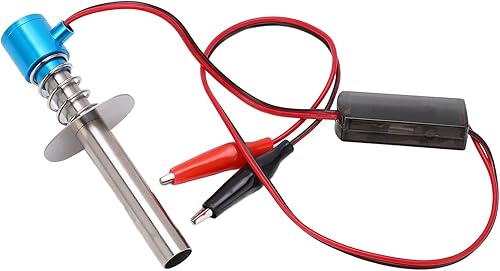 Dilwe Encendedor inteligente para automóvil RC, encendido de bujía de encendido RC de 6-12 V con junta de bujía incandescente N4 compatible con