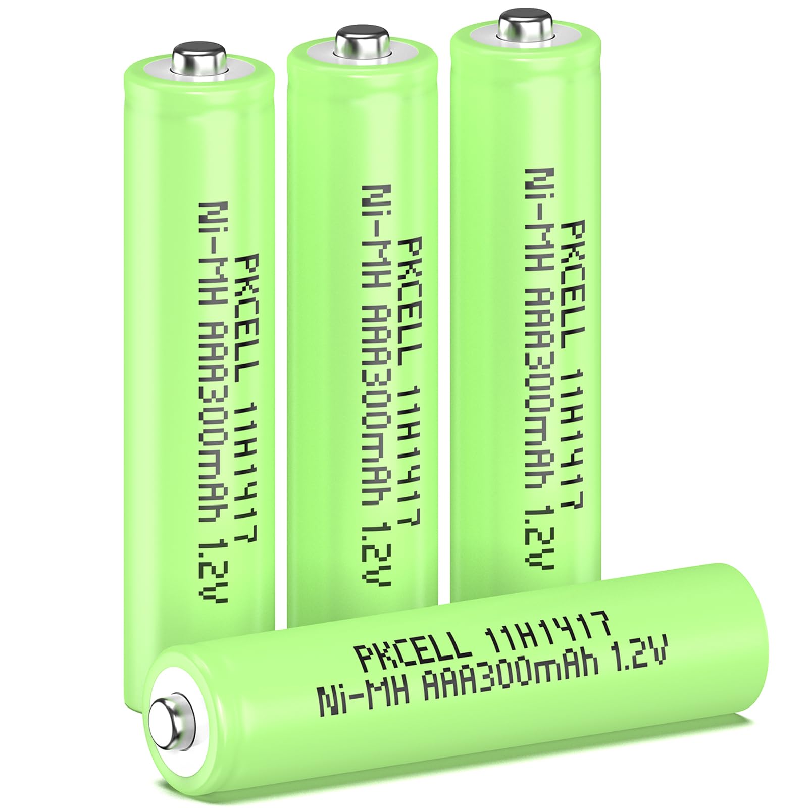 PKCELL Batterie rechargeable AAA 300 mAh NI-MH 1,2 V lot de 4