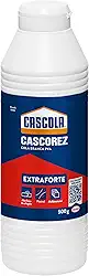 Cascola Cascorez Extra, Cola branca extra forte de fácil aplicação, Cola de PVA com secagem transparente, Cascorez Extra para colagens de alto desempenho, 1x500g