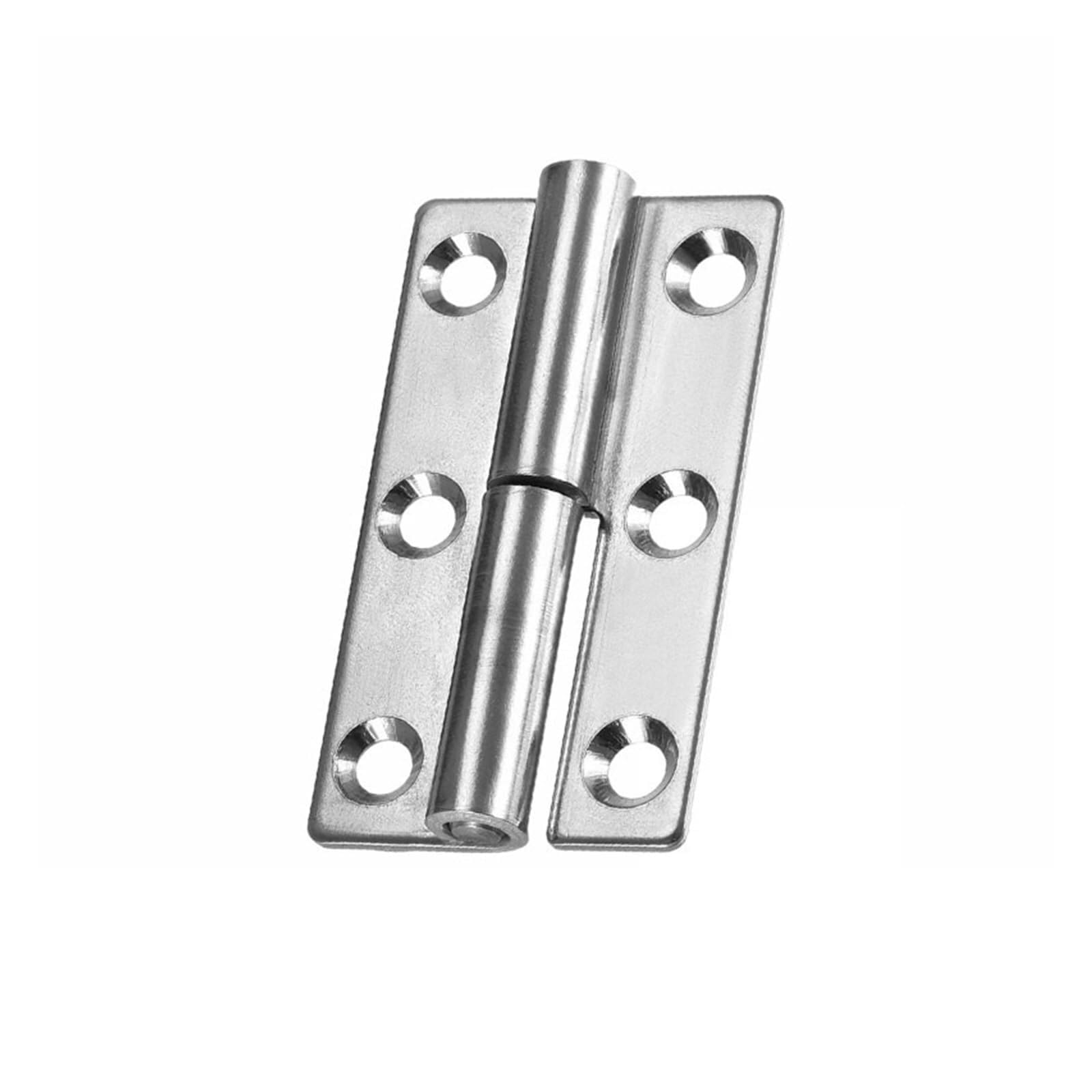 Door Hinges Stainless Steel Hinges Universal Drawer Cabinet Fitting Hinge Door Connector Detachable(2.5 Inches-4set)