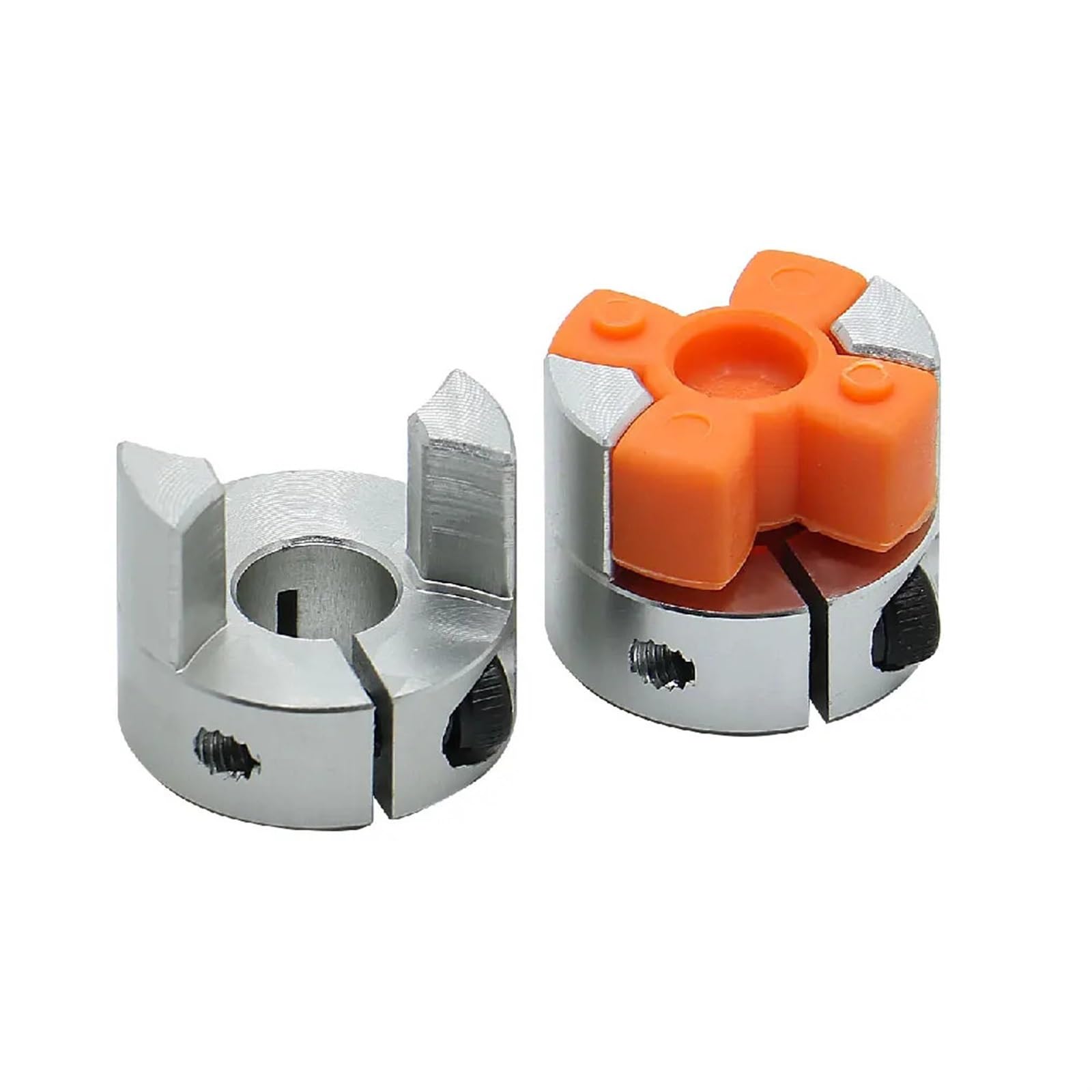 Acoplador LF de tres mandíbulas D40L66, conector de Motor paso a paso de eje Flexible de ciruela de aluminio CNC 8/10/12/12, 7/14/16/20/22mm, 1 Uds.(10x22)