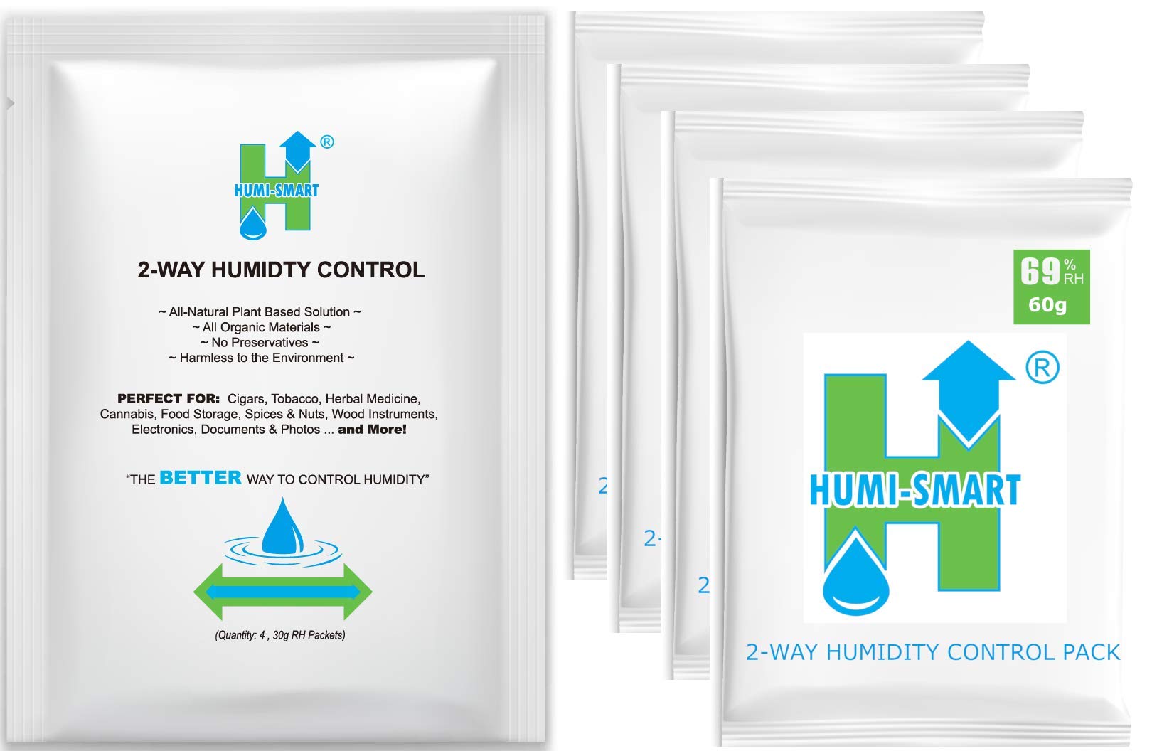 HUMI-SMART2-Way Humidity Control 69% RH 60G Pack