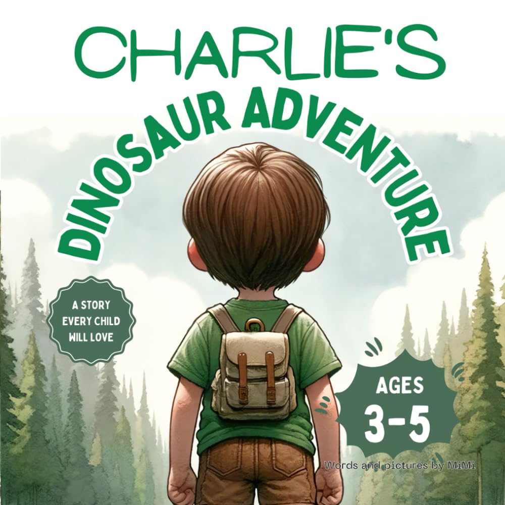 Charlie's Dinosaur Adventure: A Story Every Child Will Love, Exploring the World of Dinosaurs Through the Eyes of a Curious Child, ages 3-5