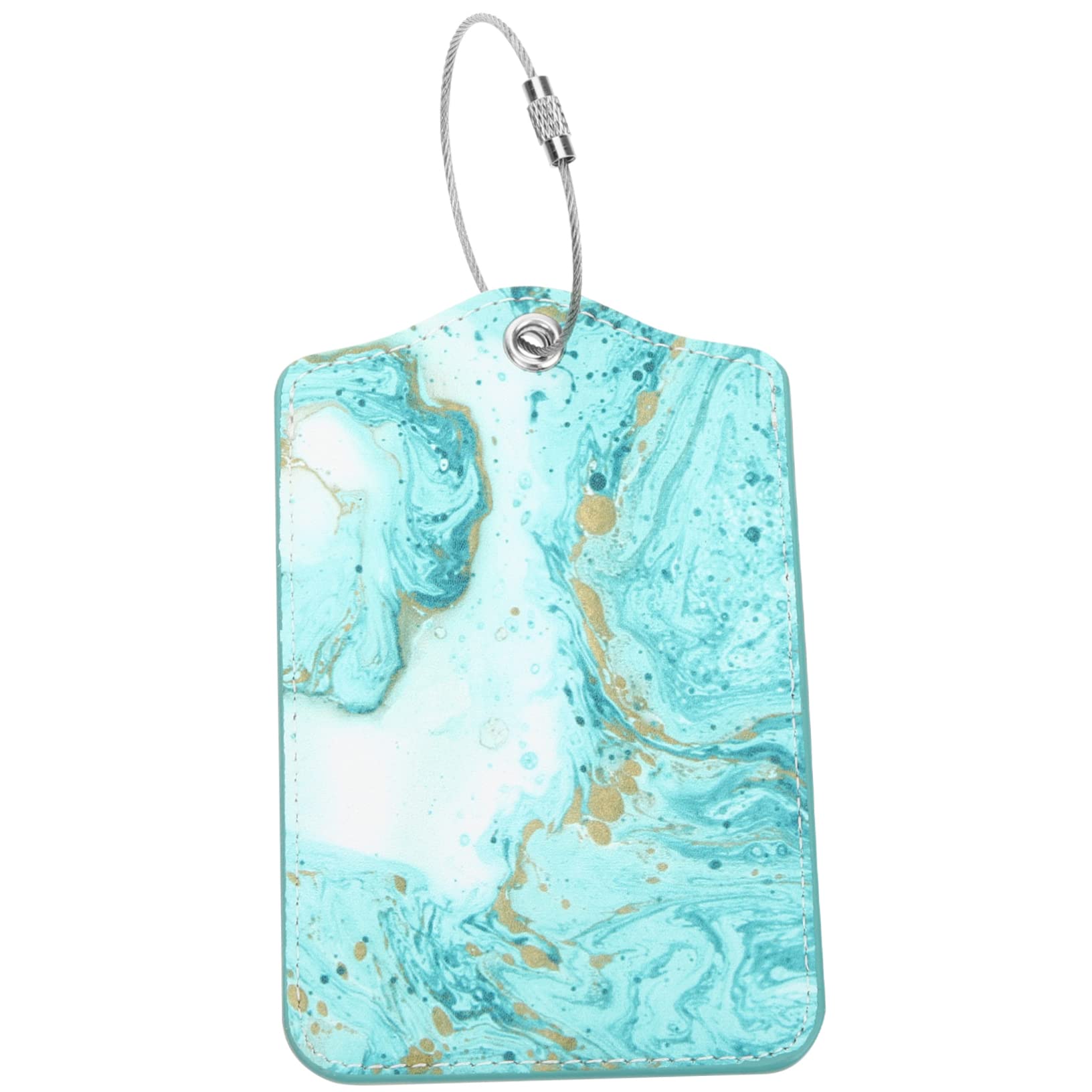 LIFKOME 4 Etichette Identificative Per Bagagli Da Viaggio Personalizzate E Luminose in Pu Etichette Identificative Per Valigie