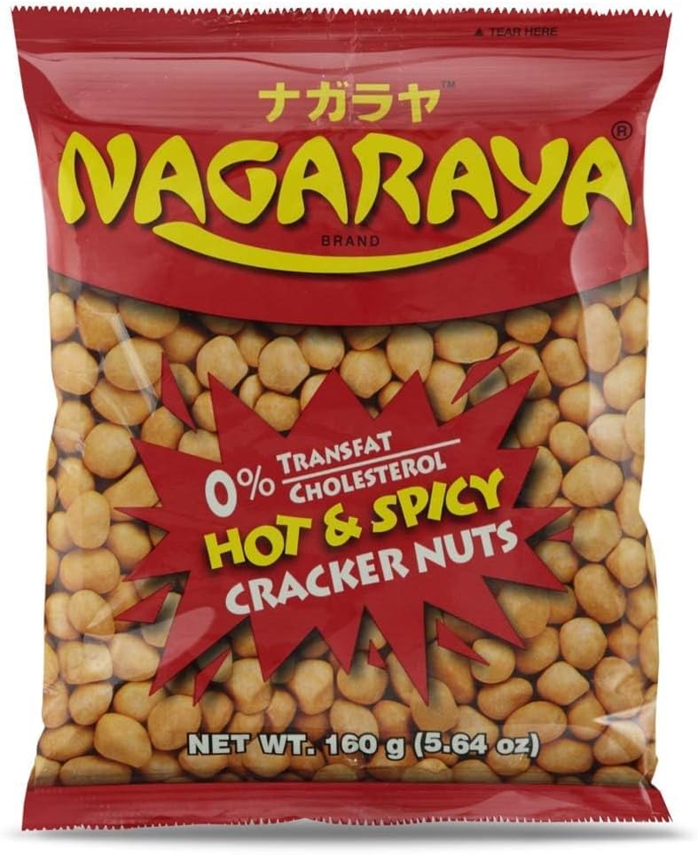 Hot & Spicy Cracker Nuts Pack of 5 (160g Per Pack)