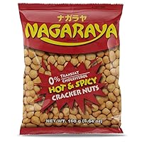 Vista 1 de Nagaraya Cracker Nuts Hot n Spicy Paquetes de 5.64 onzas, paquete de 6