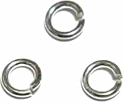わずか❗️シルバー925丸カン直径8mm 線径1.2mm （開閉有り） Amazon | 「マ0812」 40g入(約198個) 丸カン マルカン 直径