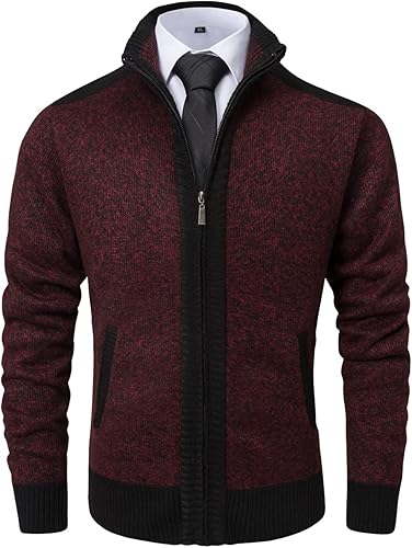 Vcansion Men's Classic Soft Knitted Cardigan Sweaters