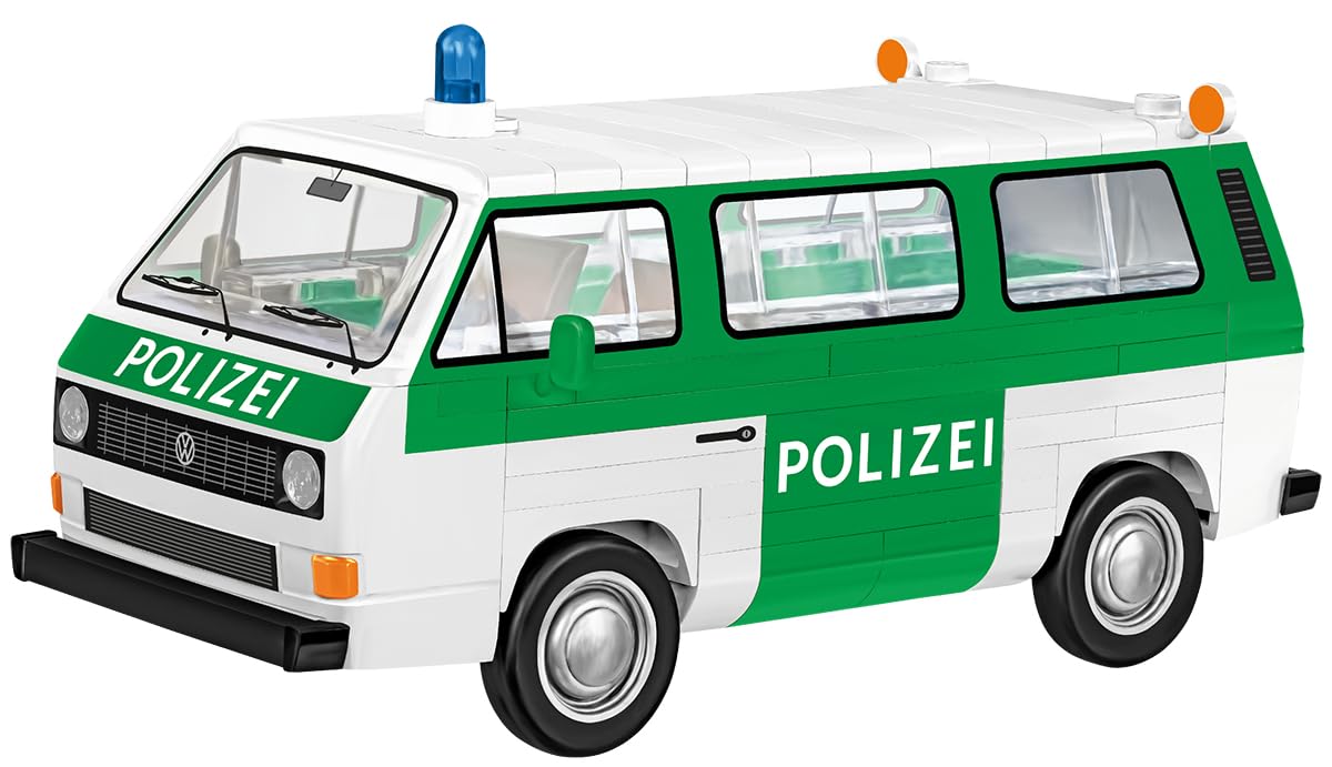 COBI Action Town Volkswagen T3 Police Bus, 144 Pieces
