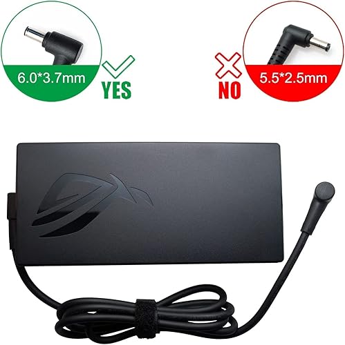 Miniatura 4 de Cargador de CA de 150 W apto para Asus Rog: ADP-150CH B A18-150P1A Strix G531GT G531GD G731GT FX505 FX505D FX505GT FX505DT FX705DT FX705DT FX705DU