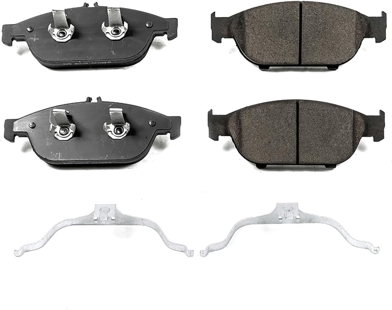 Power Stop Front Brake Kit For Mercedes-Benz E550 2012-14 - Ceramic Brake Pads With Installation Hardware, 17-1652