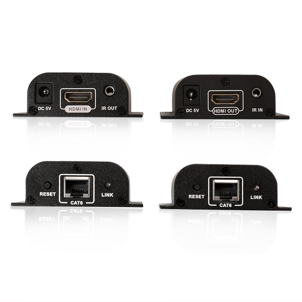 【中古】（非常に良い）AGPtekR 1080p/60mまでHDMI延長器 HDCP対応 UTPケーブル3D&amp;1080P支持 CAT6、CAT6A、CAT7 日本語取扱書付き Amazon | AGPtek® 1080p/60mまでHDMI延長器 HDCP対応 UTPケーブル