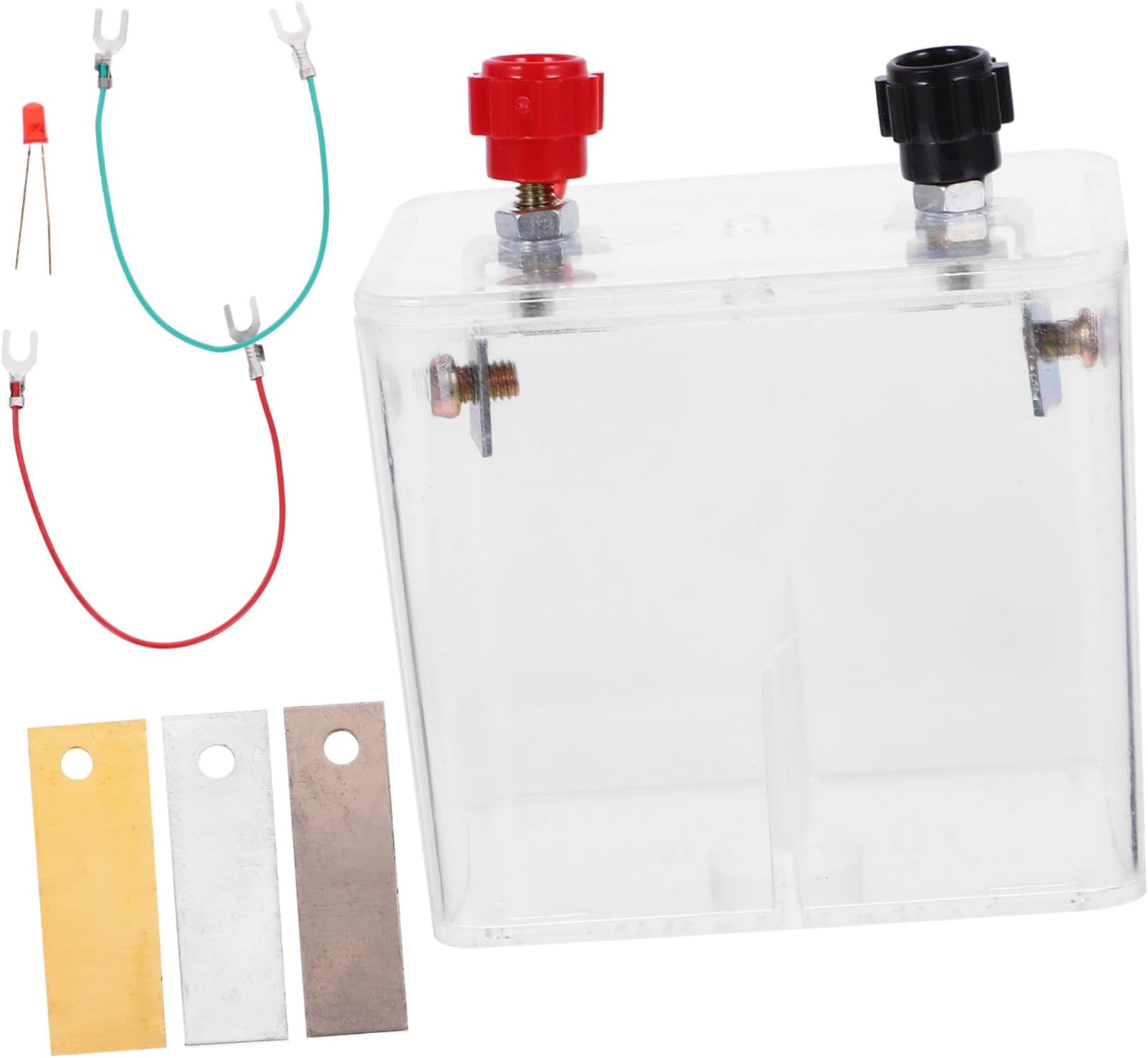 Battery Experiment Kit for Science Teaching DIY Electrochemical Cell with Copper Zinc Physics Stem Educational Supplies