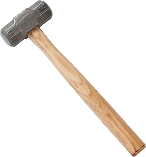 COUNCIL TOOL Engineer Hammer - 2.5 lb Short Handle Sledge with 15" Wooden Handle & Forged Steel Head - PR25