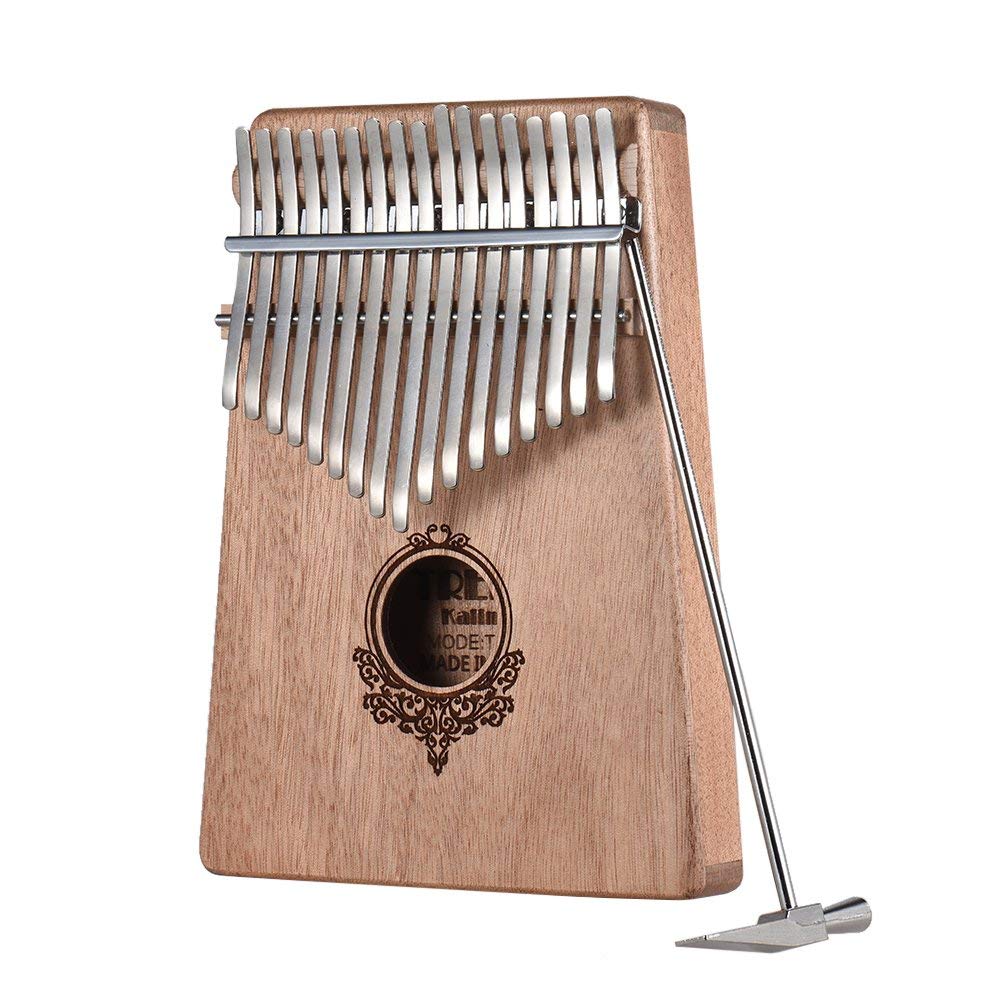 Kalimba Daumen Klavier 17 Tasten Holzkörper Musikinstrument für Anfänger