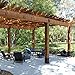 AXWHYS 4x4 Post Base 8 Pcs, (Inner Size 3.6x3.6) Post Anchors, 13GA Thick Solid Steel & Black Powder Coated,Deck Post Brackets Support Deck Base Plate Pergola Brackets Fence Kit Mailbox Mount…