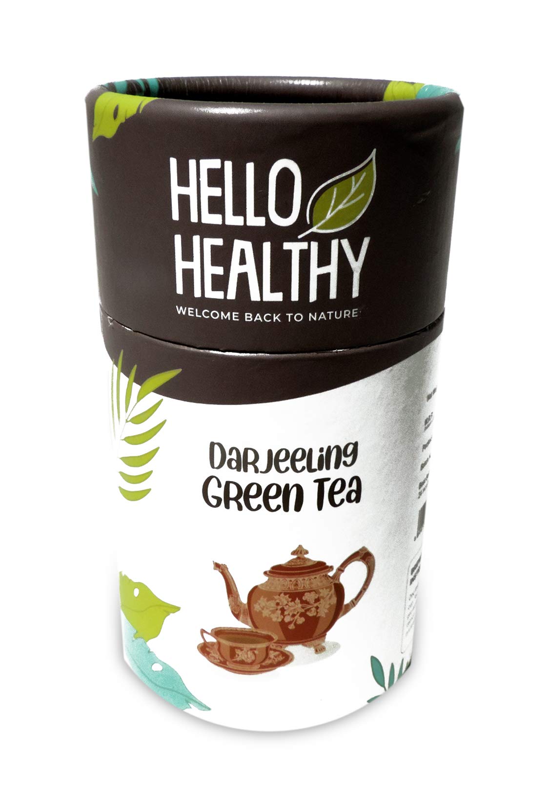 Hello Healthy Darjeeling Green Tea 100 gm | Serves Up to 70 Cups | Beneficial for the Heart & Low Cholestrol | Reduces Inflammation | Strenghtens Your Immune System | Improves Mental Health