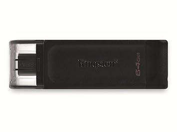 Kingston DataTraveler 70 64GB Portable and Lightweight USB-C flashdrive with USB 3.2 Gen 1 speeds DT70/64GB