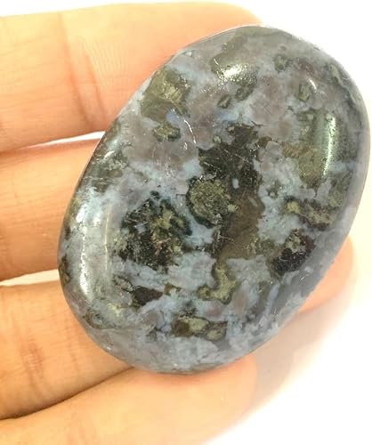 Vista 39 de Hermosa y potente piedra de preocupación de cuarzo transparente con energía positiva, cristal curativo para el pulgar para meditación protectora